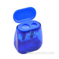 2 Holes Pencil Sharpener Plastic Hand Held School